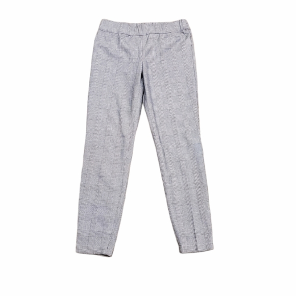 2/$20 Talbots Plaid Skinny Ankle Pull On Pants Size 2 - Picture 2 of 5